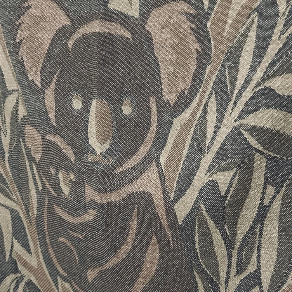 Gum Tree Koalas Blanket 2 Side FLiPSiDE Jacquard Loom Weave 100% Organic Cotton